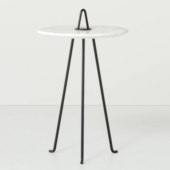 Hearth & Hand Accents Hearth Hand New Marble Top Accent Table Black